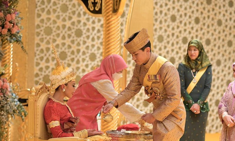 La hija del sultán de Brunei se casa