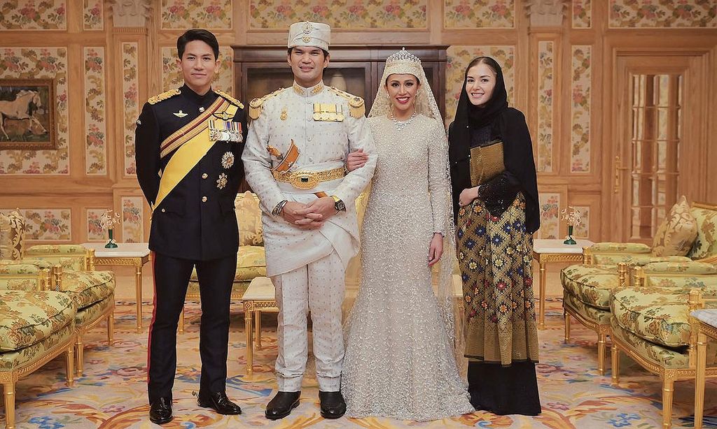 La hija del sultán de Brunei, la princesa Azemah, se casa en una espectacular boda de nueve días