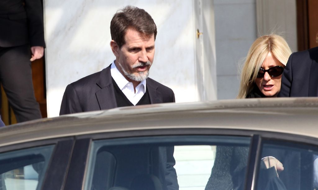 Pablo y Marie-Chantal de Grecia ultiman en Atenas los detalles para un nuevo funeral por el rey Constantino