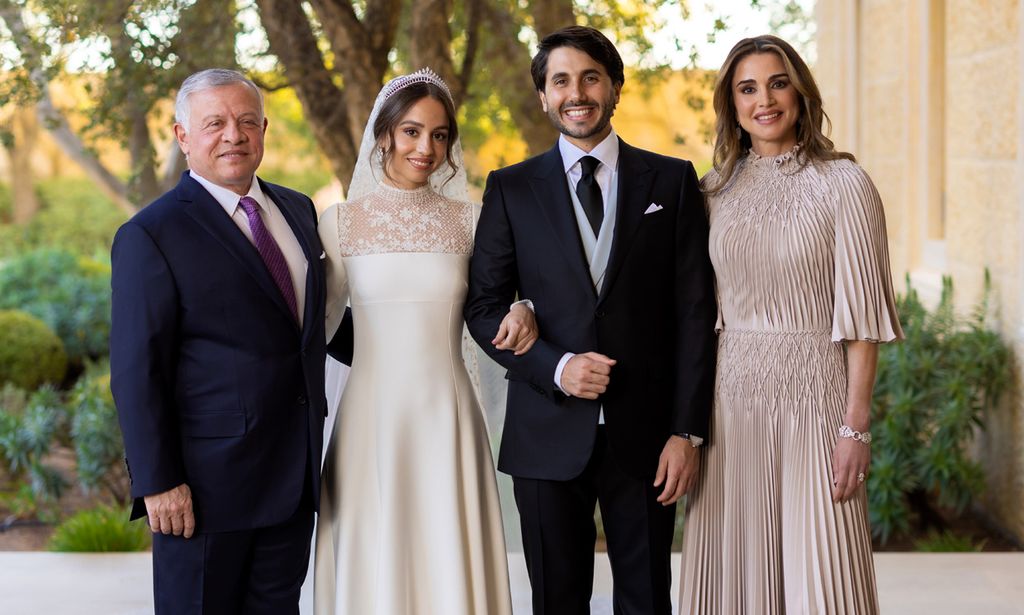 Todas las fotos oficiales de la boda de la princesa Iman, hija de Abdalá y Rania de Jordania