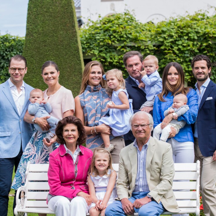 Estos son los ocho nietos de Carlos Gustavo de Suecia que este domingo cumple 77 años 