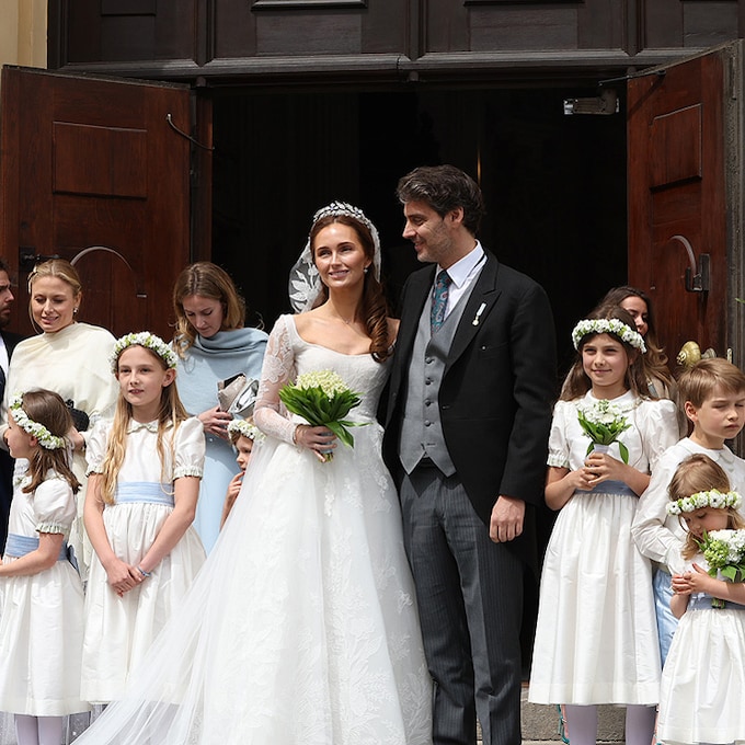 Luis de Baviera y Sophie Evekink se dan el 'sí, quiero' en una espectacular boda, ¡con desmayo incluido de la novia!