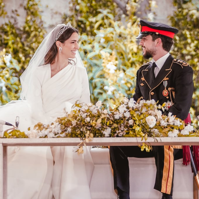 Hussein de Jordania y Rajwa Alseif se casan en una fabulosa boda árabe ante la realeza mundial