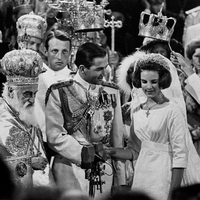 El vestido de novia de Ana María de Grecia aparece casi seis décadas después de su boda