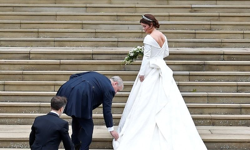 Boda de de York y Brooksbank: el vestido de novia, todos los detalles