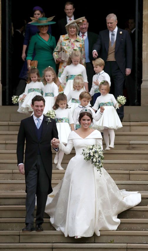 Amaia Arrieta, ha vestido a pajes y damitas de Eugenia de York