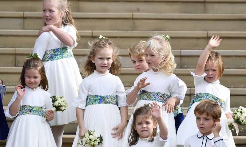 Amaia Arrieta, ha vestido a pajes y damitas de Eugenia de York