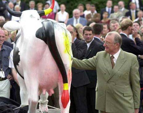 La vaca del rey Alberto de Bélgica