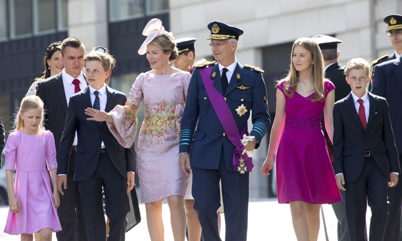 Día Nacional de Bélgica: el día que la reina Matilde se 'Maximiza' y la princesa heredera Elisabeth 'reina'