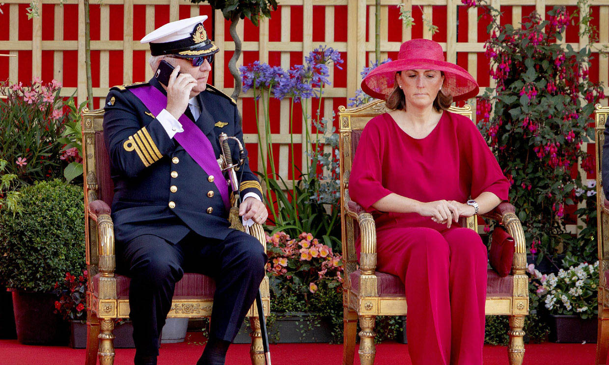 La polémica actitud de Laurent de Bélgica durante el desfile nacional