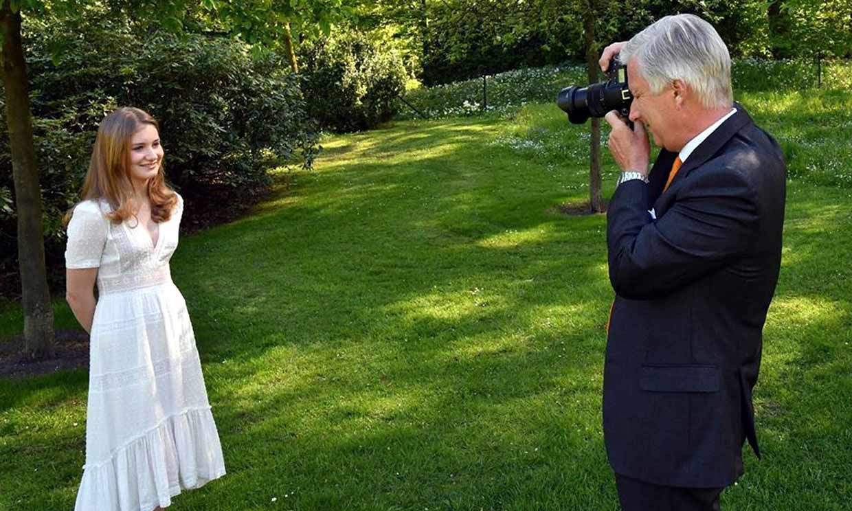 Felipe de Bélgica, fotógrafo de excepción del sello de su hija Elisabeth