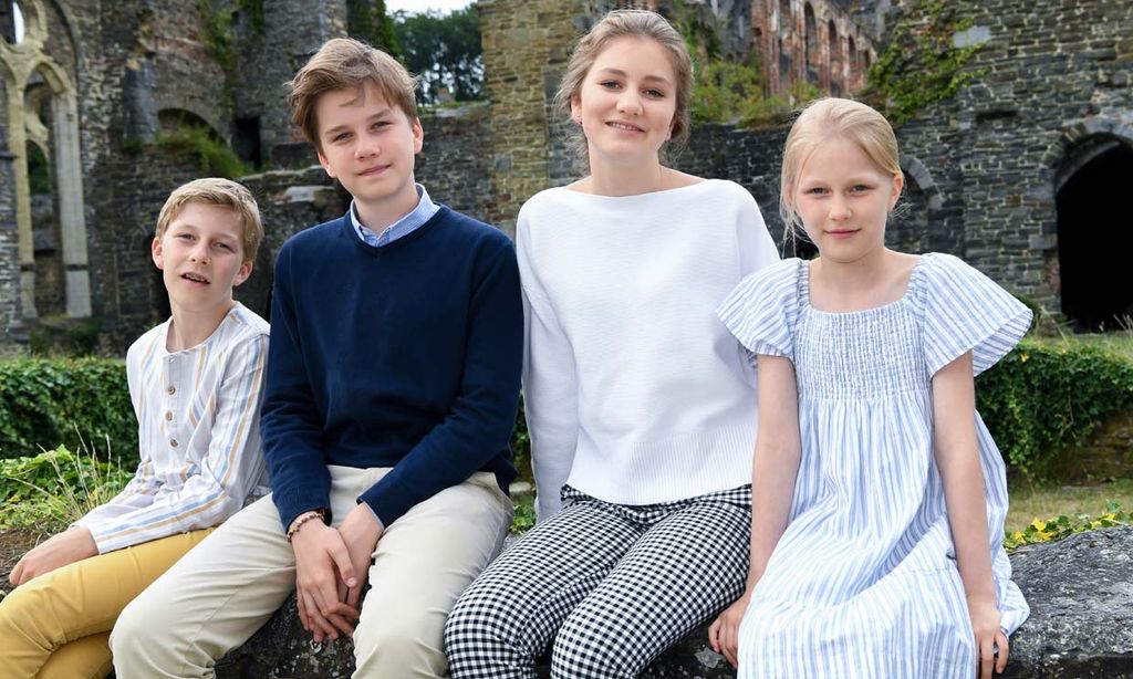 Nuevo capítulo de 'miniroyals solidarios': los príncipes belgas llaman a los mayores más vulnerables