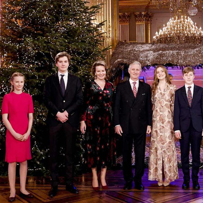 El 'christmas' con el que la Familia Real belga ha felicitado las fiestas 