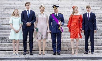 La Familia Real belga, con Elisabeth cada vez más protagonista, celebra el Día Nacional marcado por la pandemia