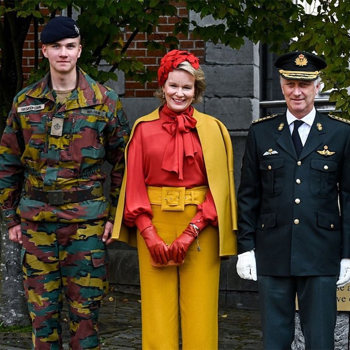 Arropado por su familia, Gabriel de Bélgica supera con éxito la primera fase de su formación militar