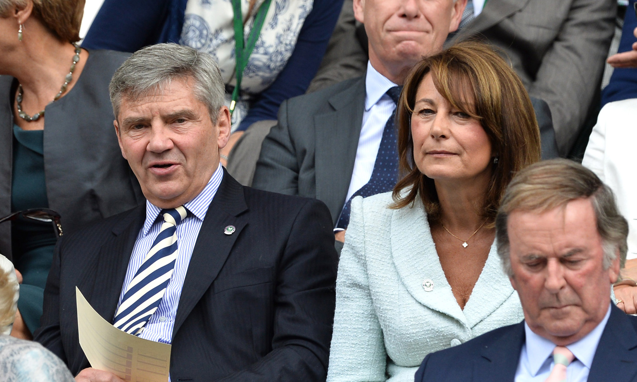 David Beckham y los padres de la duquesa de Cambridge tampoco se pierden el torneo de Wimbledon