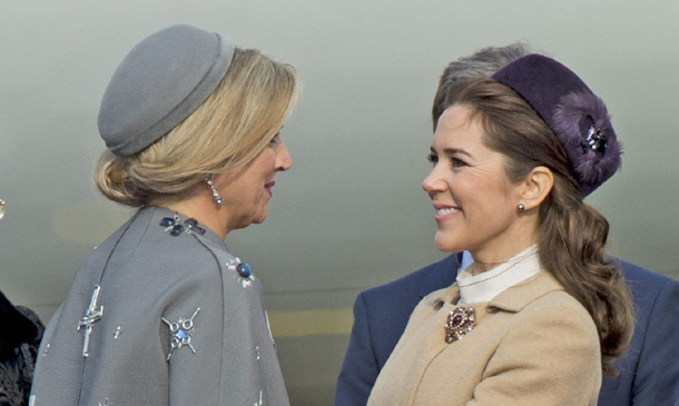 El esperado encuentro de Máxima de Holanda y Mary de Dinamarca