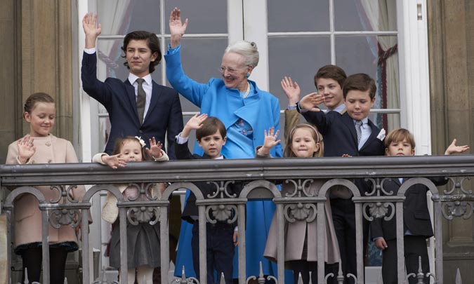 La reina Margarita de Dinamarca celebra junto a todos sus nietos su 76 cumpleaños