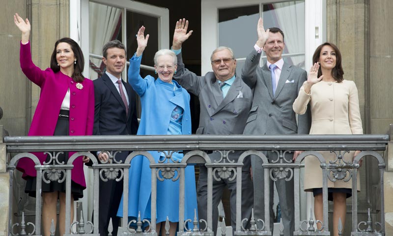 La reina Margarita de Dinamarca celebra junto a todos sus nietos su 76 cumpleaños