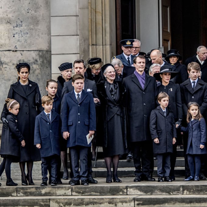 La Familia Real danesa despide al príncipe Henrik en un solemne funeral