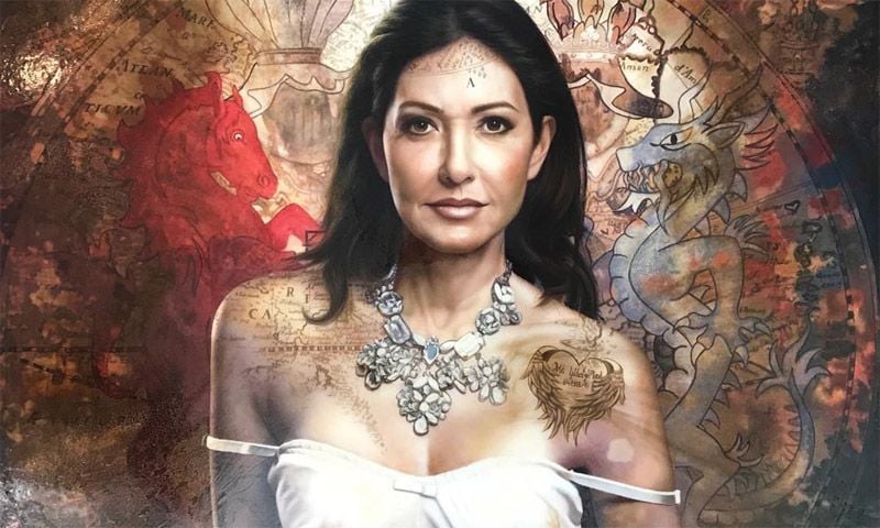 La ex nuera de Margarita de Dinamarca estrena retrato y abre la polémica