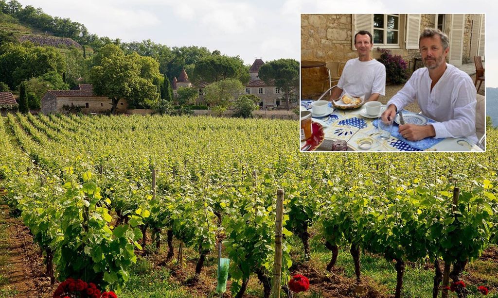 Un castillo medieval entre viñedos, así es el lugar donde Joaquín de Dinamarca se recupera del ictus