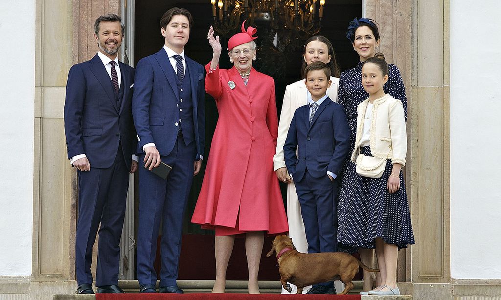 En familia y con un invitado inesperado, Christian de Dinamarca recibe la confirmación
