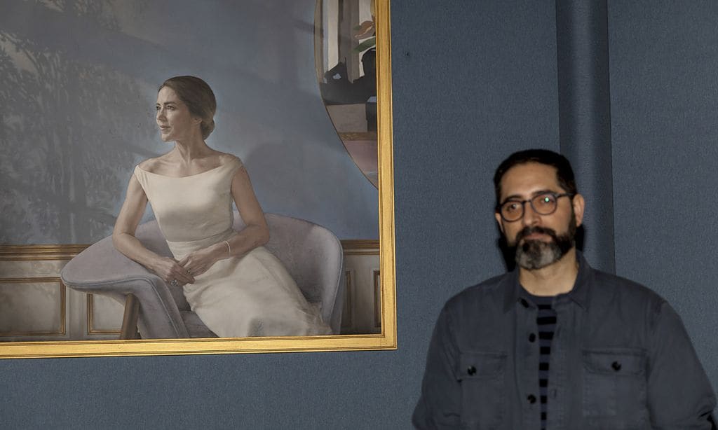 Hablamos con Jesús Herrera Martínez, el pintor alicantino que ha hecho el retrato de Mary de Dinamarca