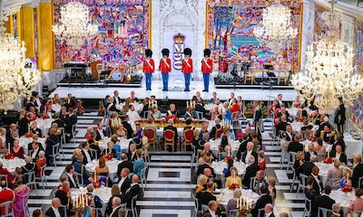Las espectaculares imágenes de la cena de gala del Jubileo de Margarita de Dinamarca