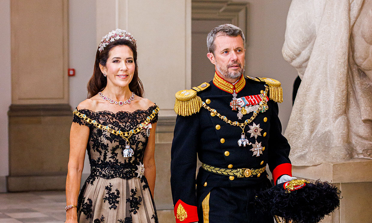 Mary de Dinamarca y el príncipe Federico 