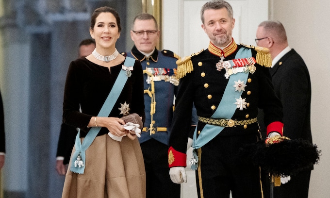 Los príncipes herederos Federico y Mary de Dinamarca