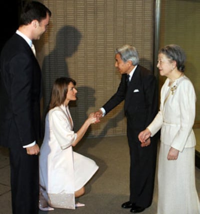 Cálido recibimiento de los Emperadores de Japón a los Príncipes de Asturias