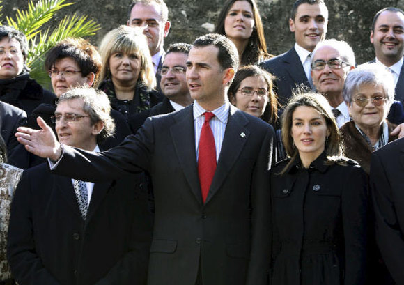 Los Príncipes de Asturias visitan Tortosa