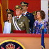Don Juan Carlos reaparece en público por primera vez, tras ser operado, para presidir el Día de las Fuerzas Armadas en Badajoz