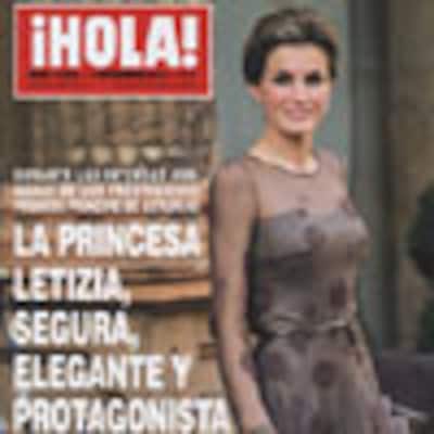 En ¡HOLA!: La princesa Letizia, segura, elegante y protagonista