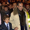 Felipe de Marichalar disfruta con su padre del Madrid-Barça
