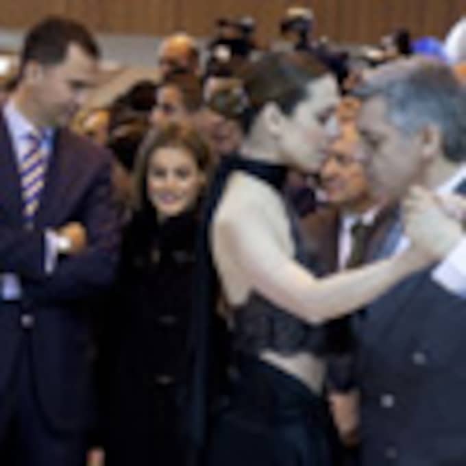 Los príncipes de Asturias fascinados por el tango en el acto inaugural de Fitur