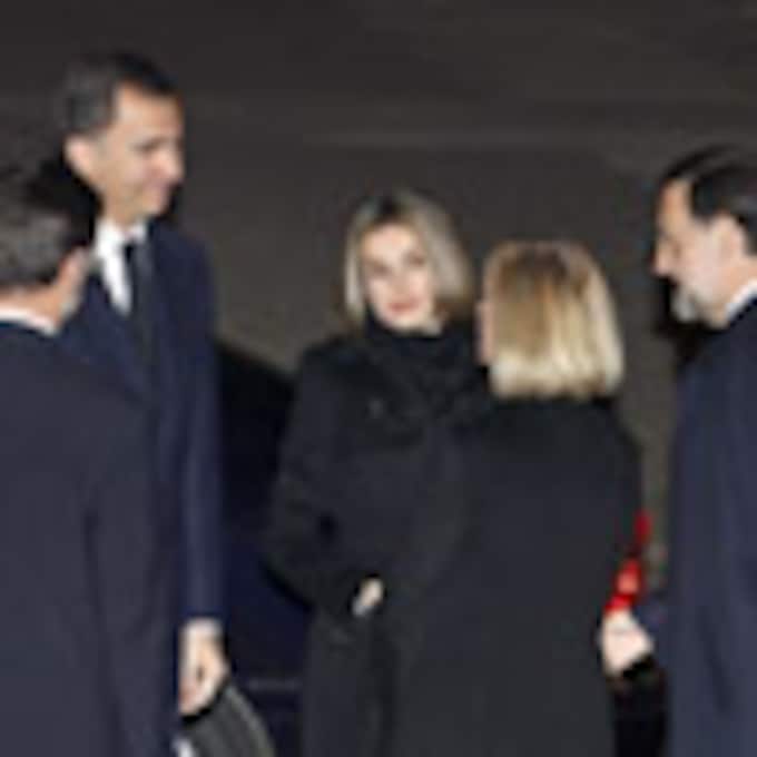 Los príncipes de Asturias presiden el funeral por Manuel Fraga en La Almudena