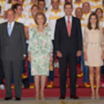 Los Reyes y los Príncipes de Asturias despiden al equipo olímpico