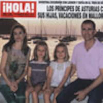 En ¡HOLA!: Los Príncipes de Asturias y sus hijas, vacaciones en Mallorca