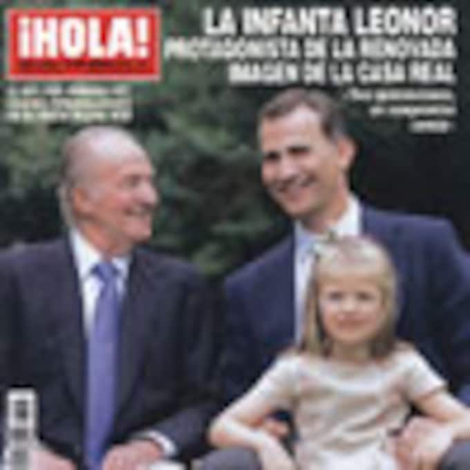 En ¡HOLA!: La infanta Leonor, protagonista de la renovada imagen de la Casa Real