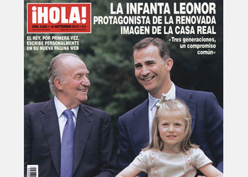 En ¡HOLA!: La infanta Leonor, protagonista de la renovada imagen de la Casa Real