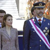 Los Reyes y los Príncipes de Asturias, recibidos con aplausos en el Día de las Fuerzas Armadas