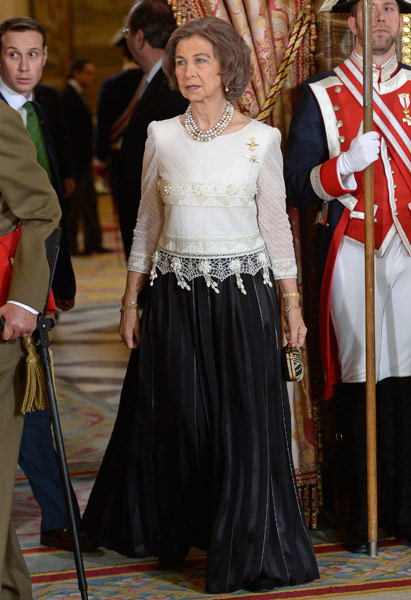 El Rey celebra junto a la Reina y los Príncipes la Pascua Militar