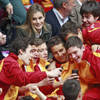 Del fútbol al voleibol, la Princesa de Asturias pone fin a una de sus agendas semanales más deportivas 
