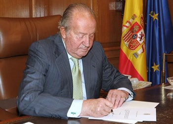 La abdicación del Rey Juan Carlos