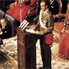 Momento histórico de la coronación de don Juan Carlos como Rey de España