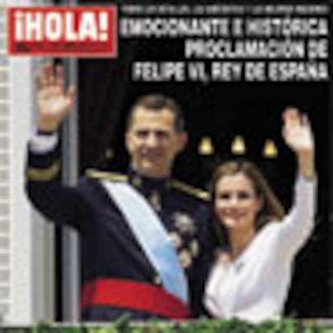 En ¡HOLA!: Emocionante e histórica proclamación de Felipe VI, Rey de España