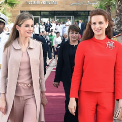 La Reina Letizia y Lalla Salma, elegancia y complicidad en Rabat