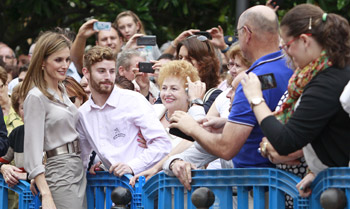 Doña Letizia visita su tierra por primera vez como Reina 